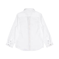Boys and Arrows White Shirt Long Sleeves With Yellow Floral Collar