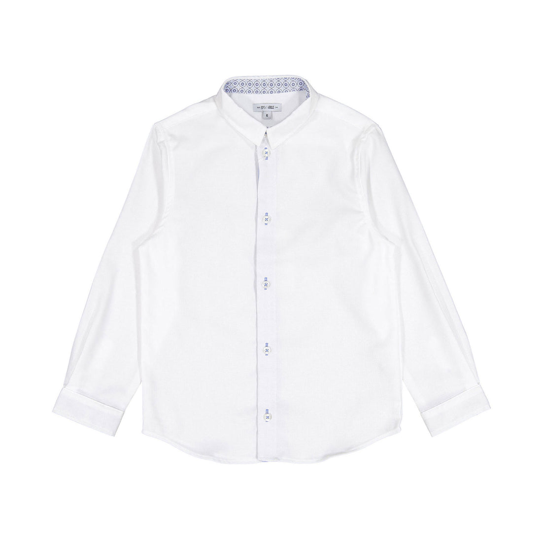 Boys and Arrows Long Sleeve Collar With Pattern