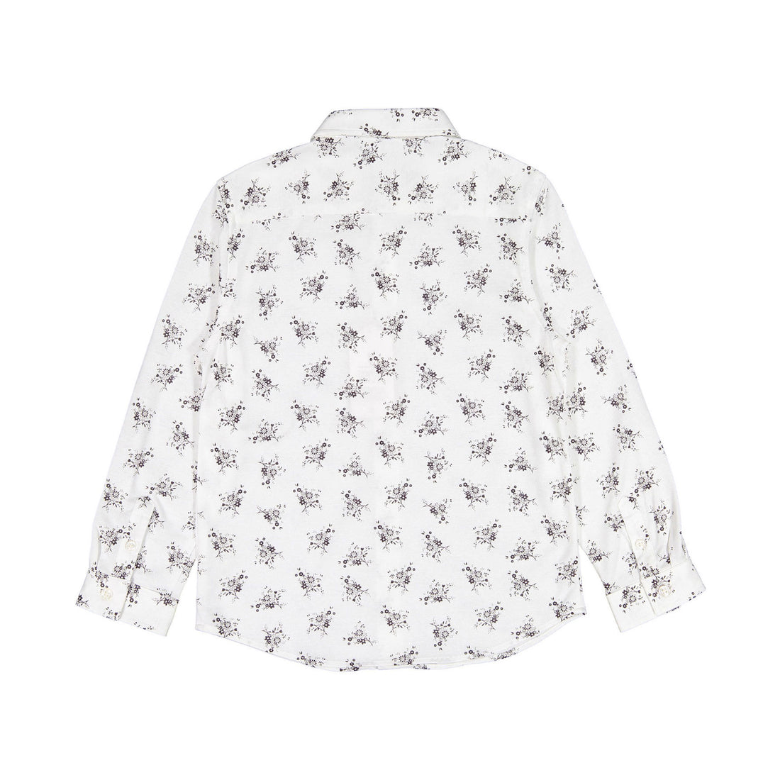 Boys and Arrows White Shirt Long Sleeves With Flowers