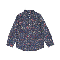 Boys and Arrows Blue Floral Long Sleeve Shirt