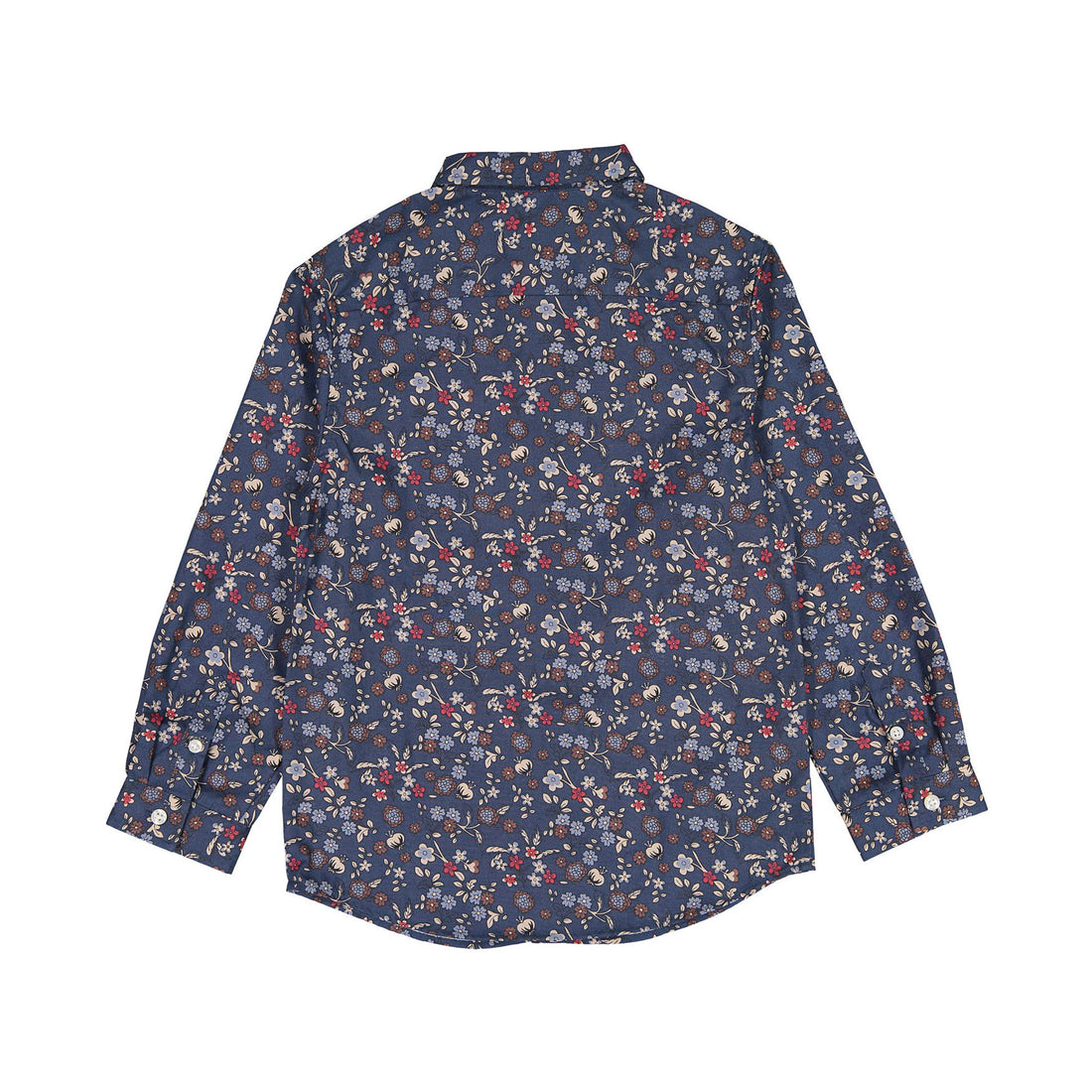 Boys and Arrows Blue Floral Long Sleeve Shirt