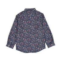 Boys and Arrows Blue Floral Long Sleeve Shirt