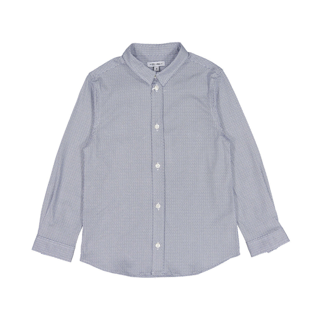 Boys and Arrows Long Sleeve Navy And White Collar