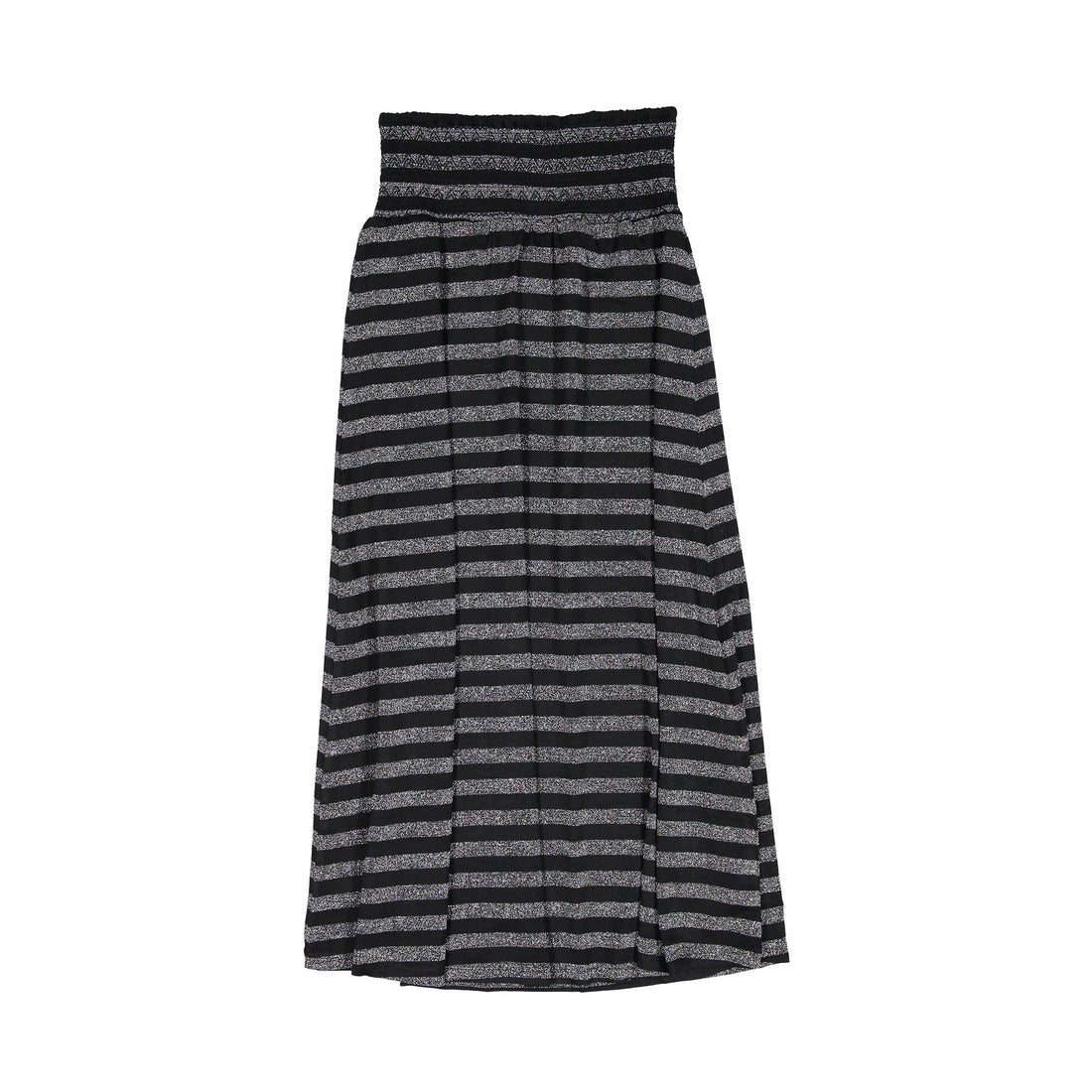 ROWE Silver Lurex Stripe Skirt