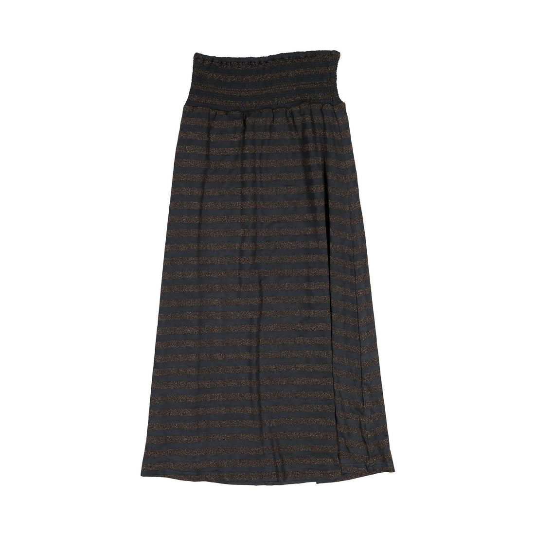 ROWE Bronze Lurex Stripe Skirt