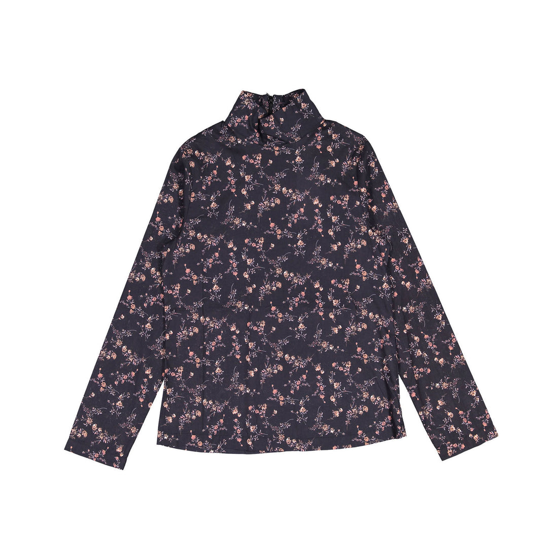 ROWE Printed Mock Neck Blouse