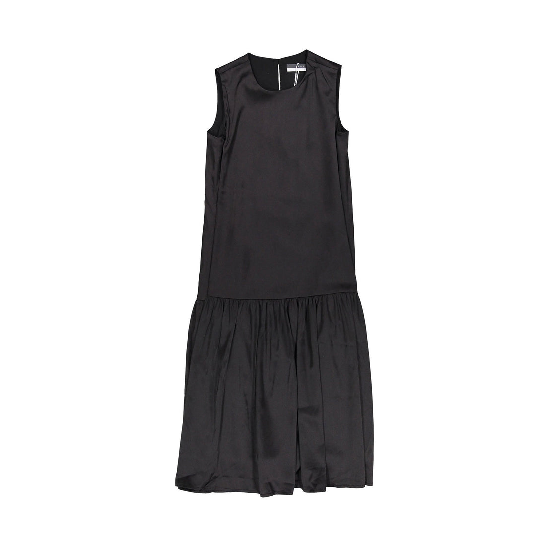 ROWE Black Slip Dress with Knit Sweater