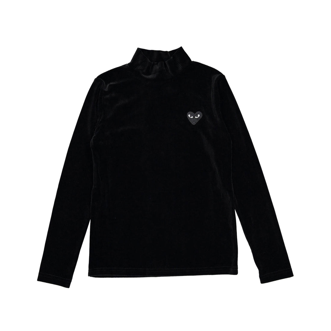 zero + us Black Velvet Turtleneck