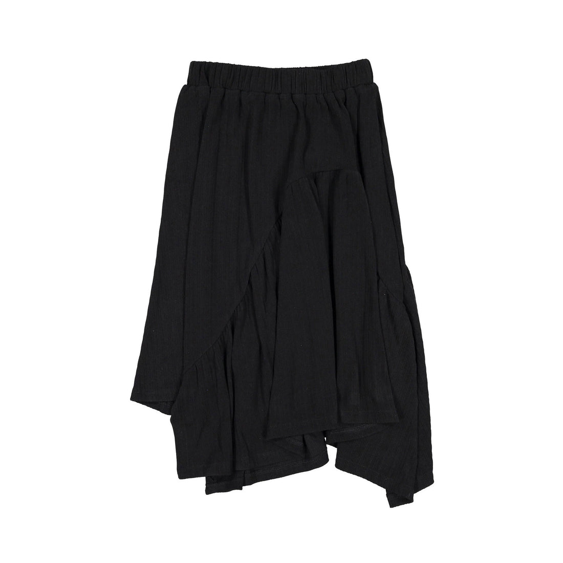 zero + us Black Ribbed Skirt