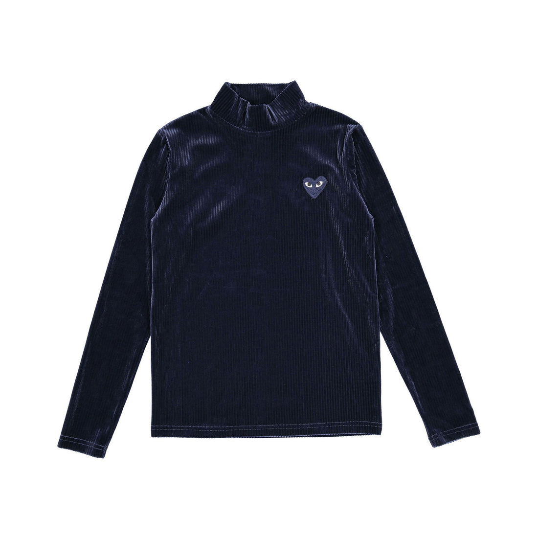 zero + us Blue Velvet Turtleneck