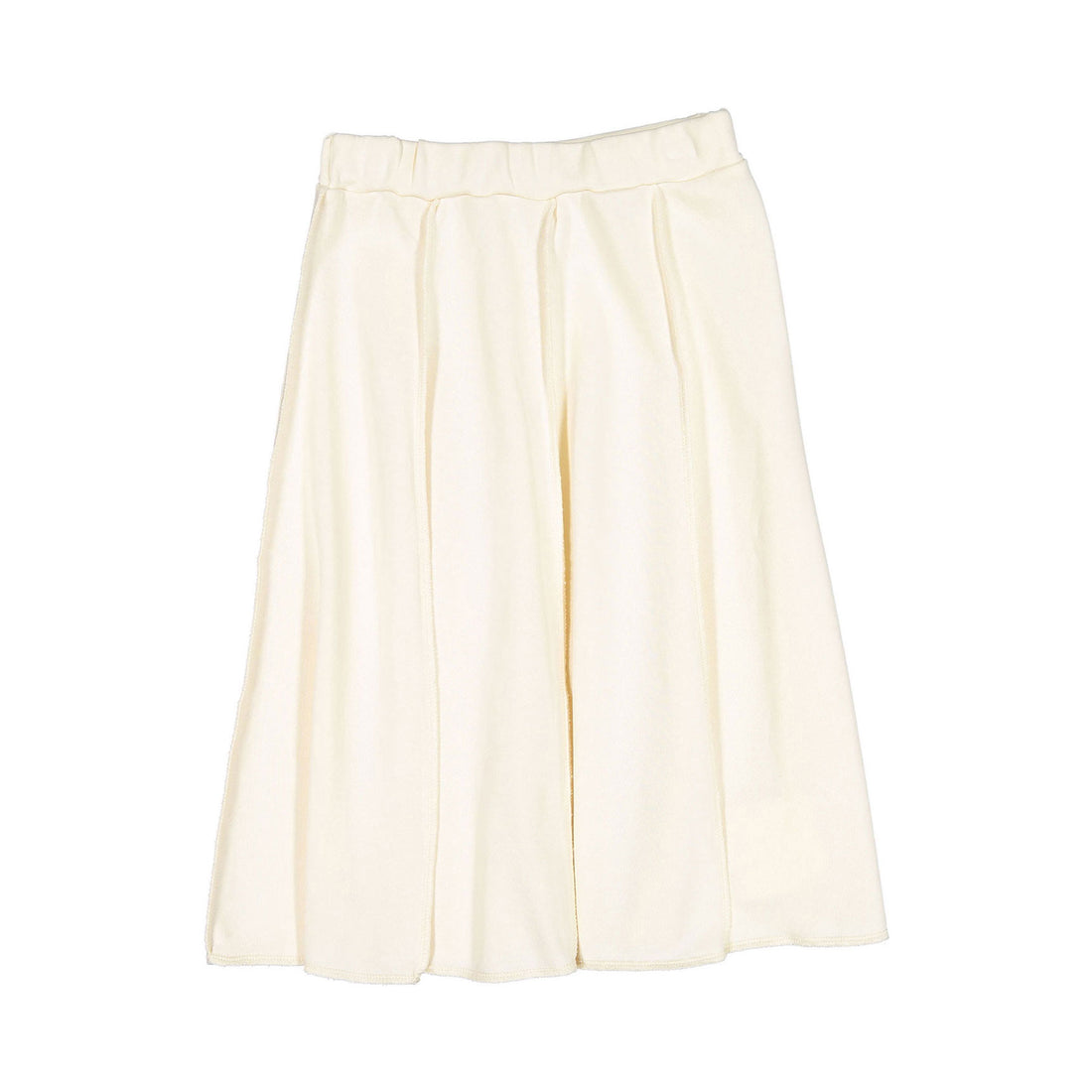 FYI Cream Paneled Sweatskirt