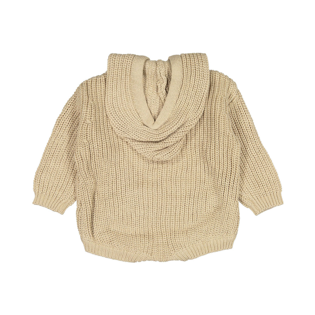 Bebe Holic Hoody Knit Romper - Brown