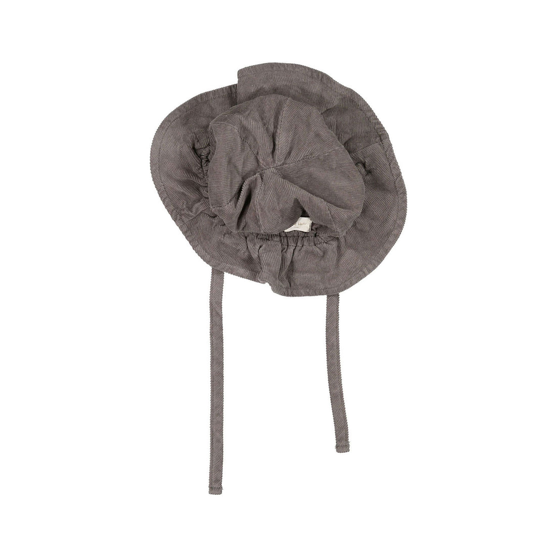 Bebe Holic Rib Bucket Hat - Charcoal