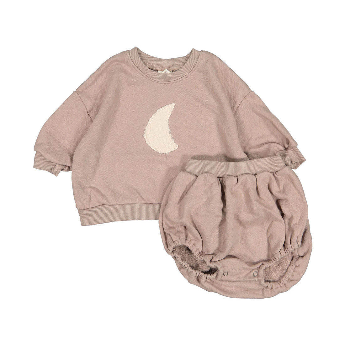 Bebe Holic Moon Top Bottom Set - Brown