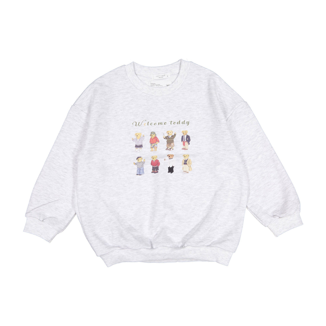 Oott Bebe Dandy Bear Sweatshirt - Melange