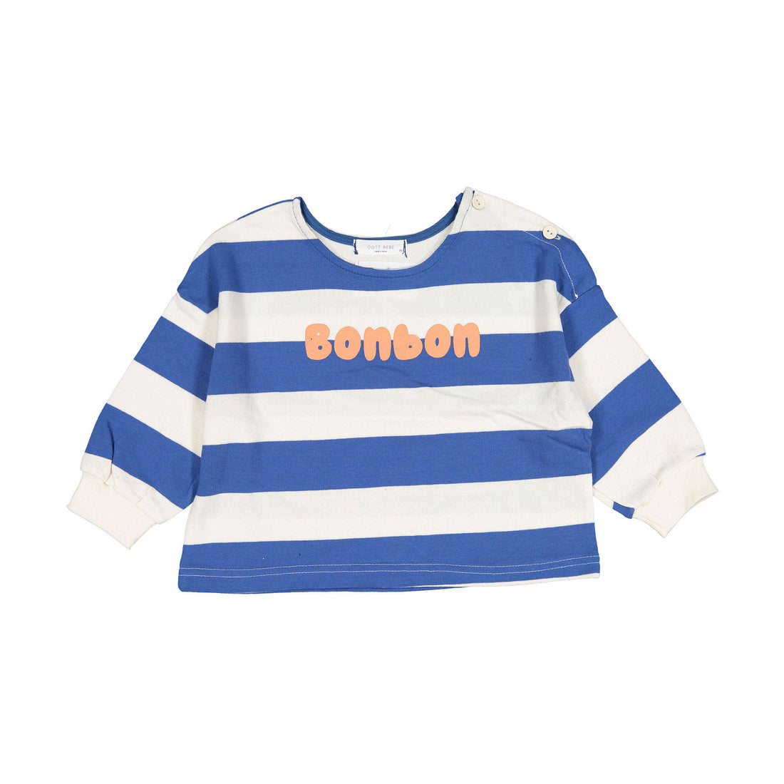 Oott Bebe Bonbon Slit Sweatshirt - Blue