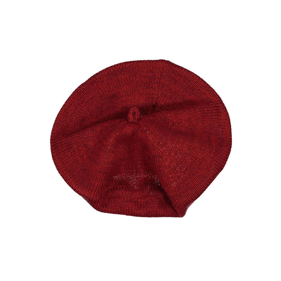 Aosta Beret Hat - Red
