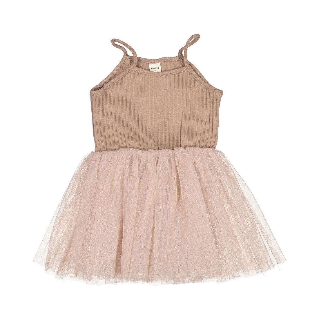 Aosta Camellia Dress - Mocha