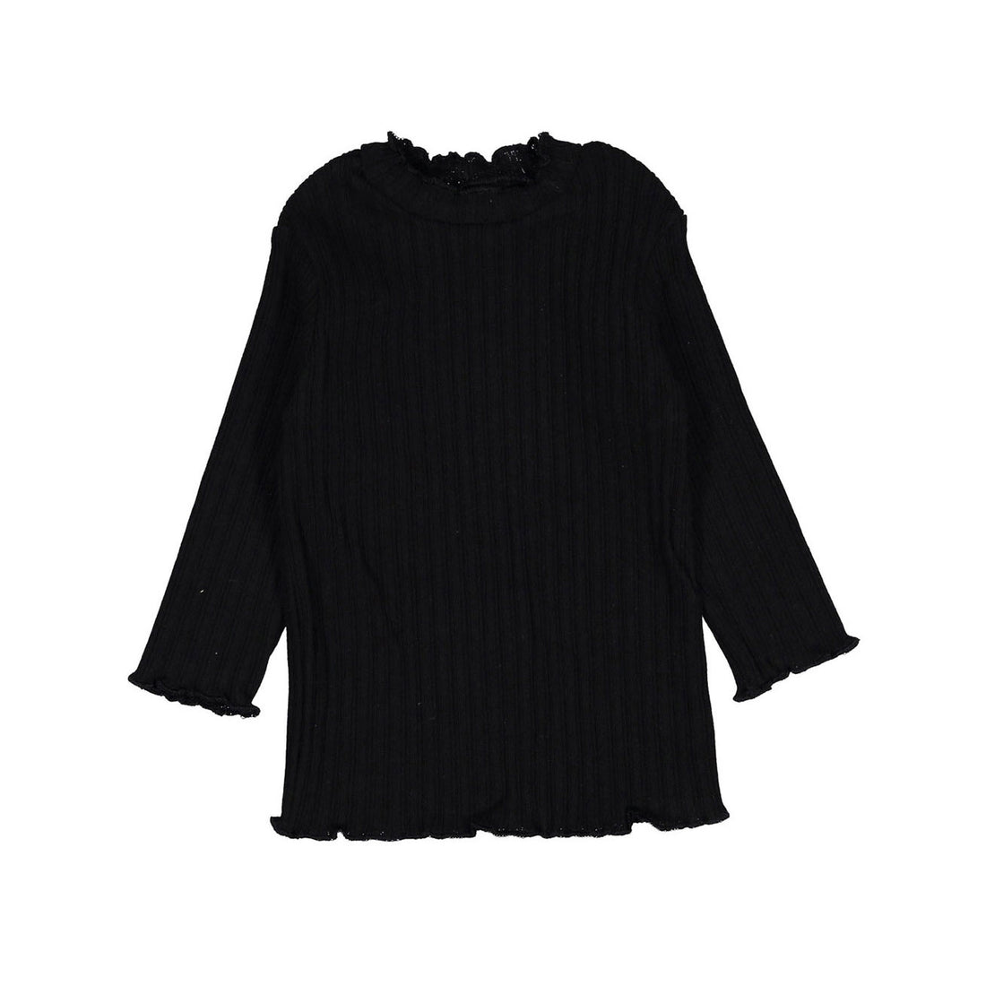 Aosta Camellia Tee - Black