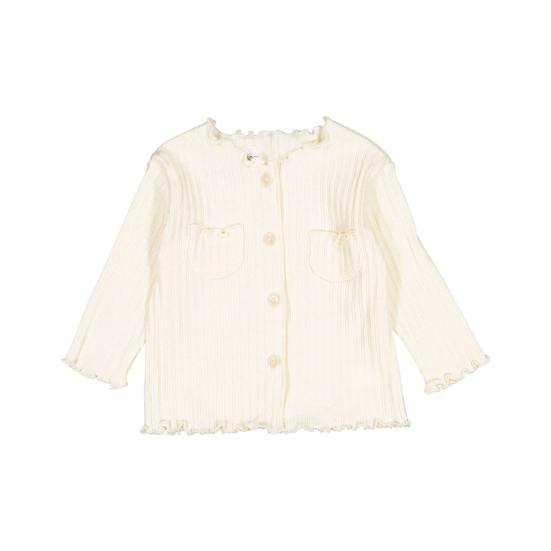 Aosta Camellia Cardigan - Ivory