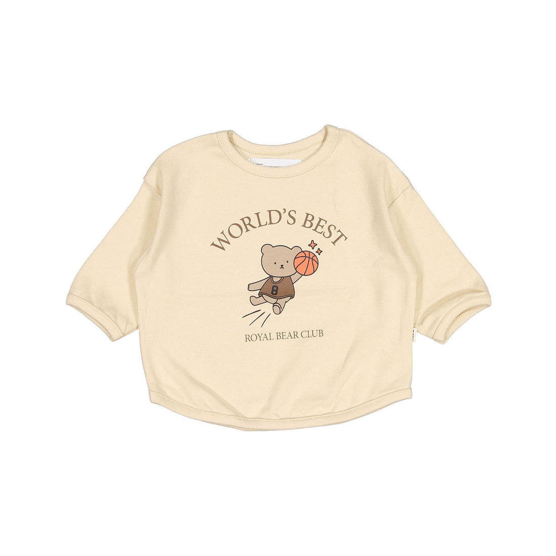 Aosta Royal Bear Basketball Tee - Beige