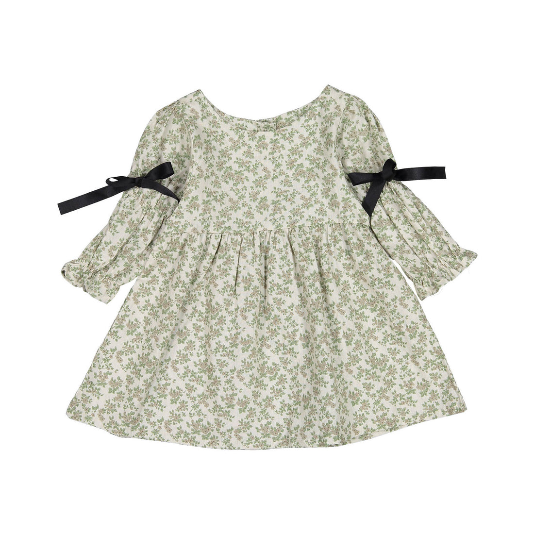 Aosta Ribbon Dress - Flower