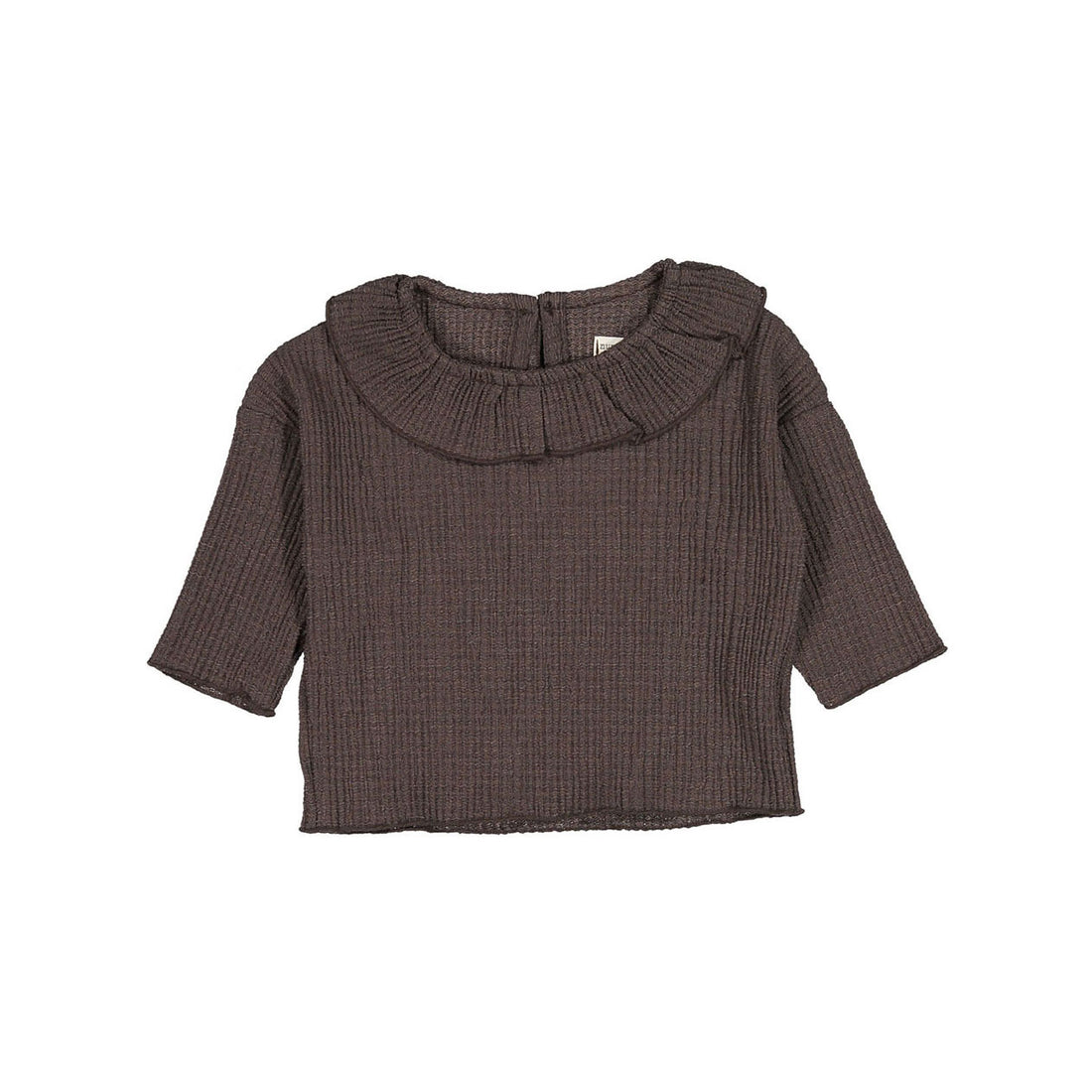 Nunubiel Bebe Herb Frill Tee - Brown