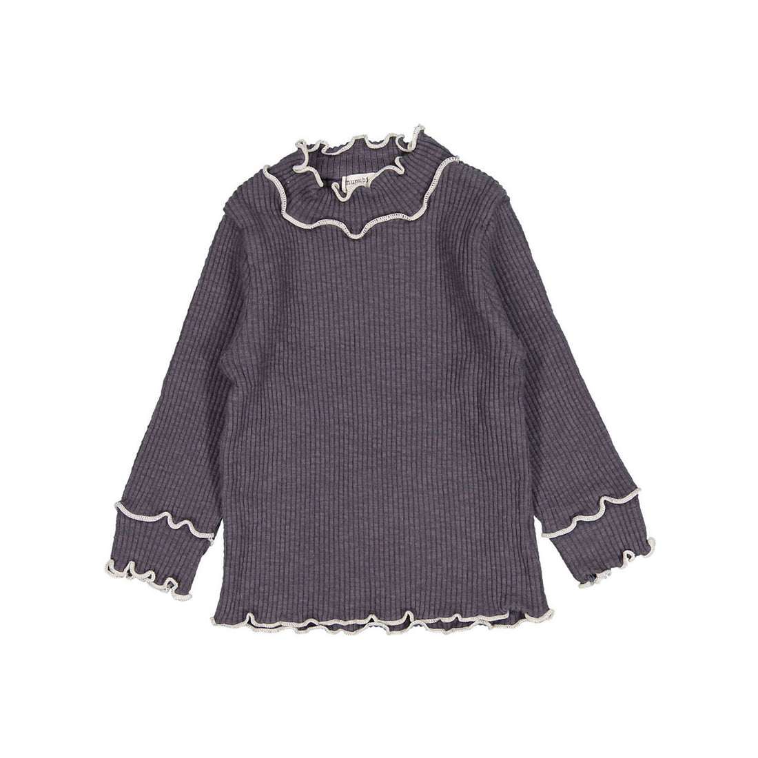 Nunubiel Bebe Lavender Tee - Gray