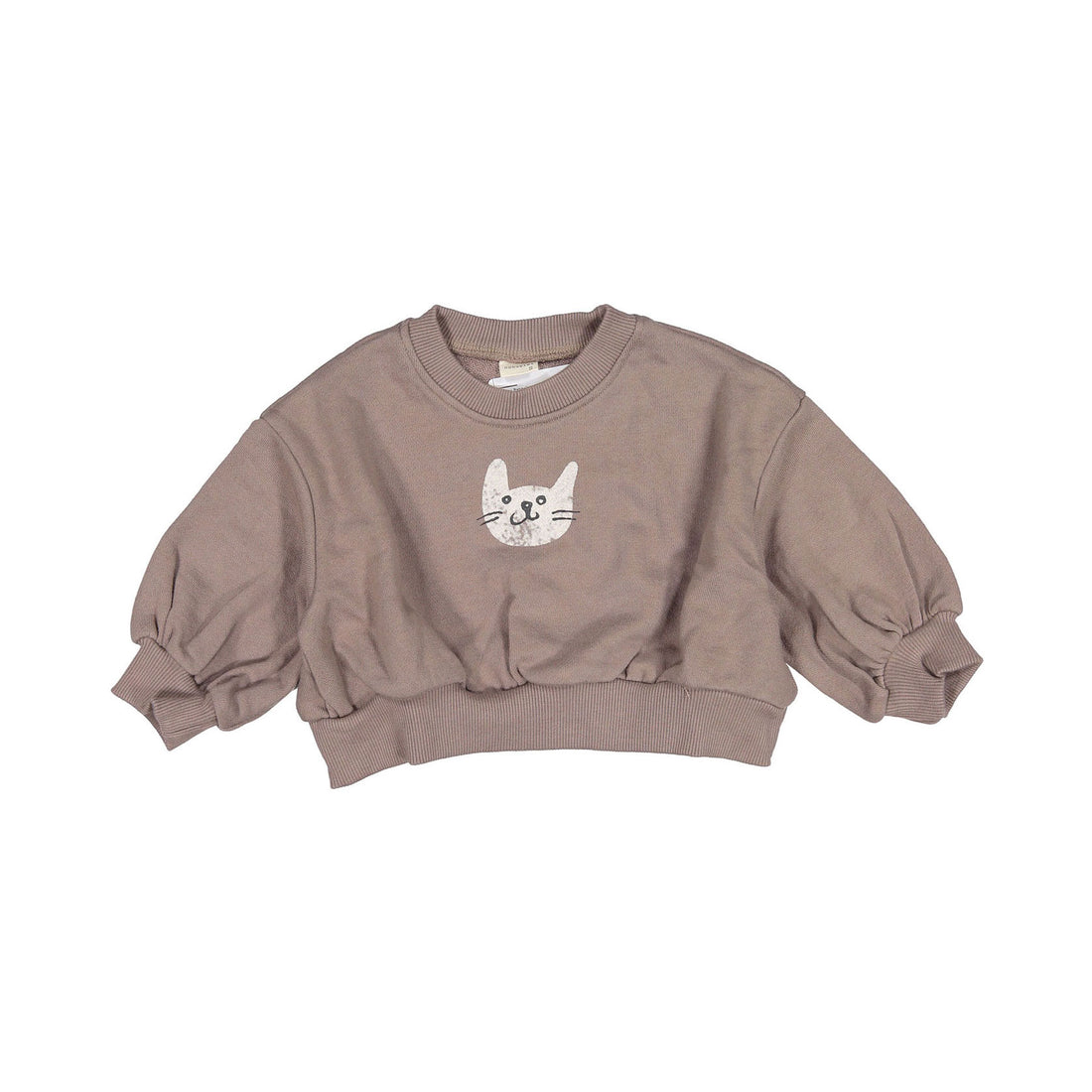 Nunubiel Bebe Cat Sweatshirt - Mocha