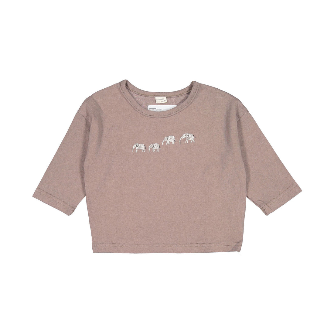 Nunubiel Elephant Tee - Mocha