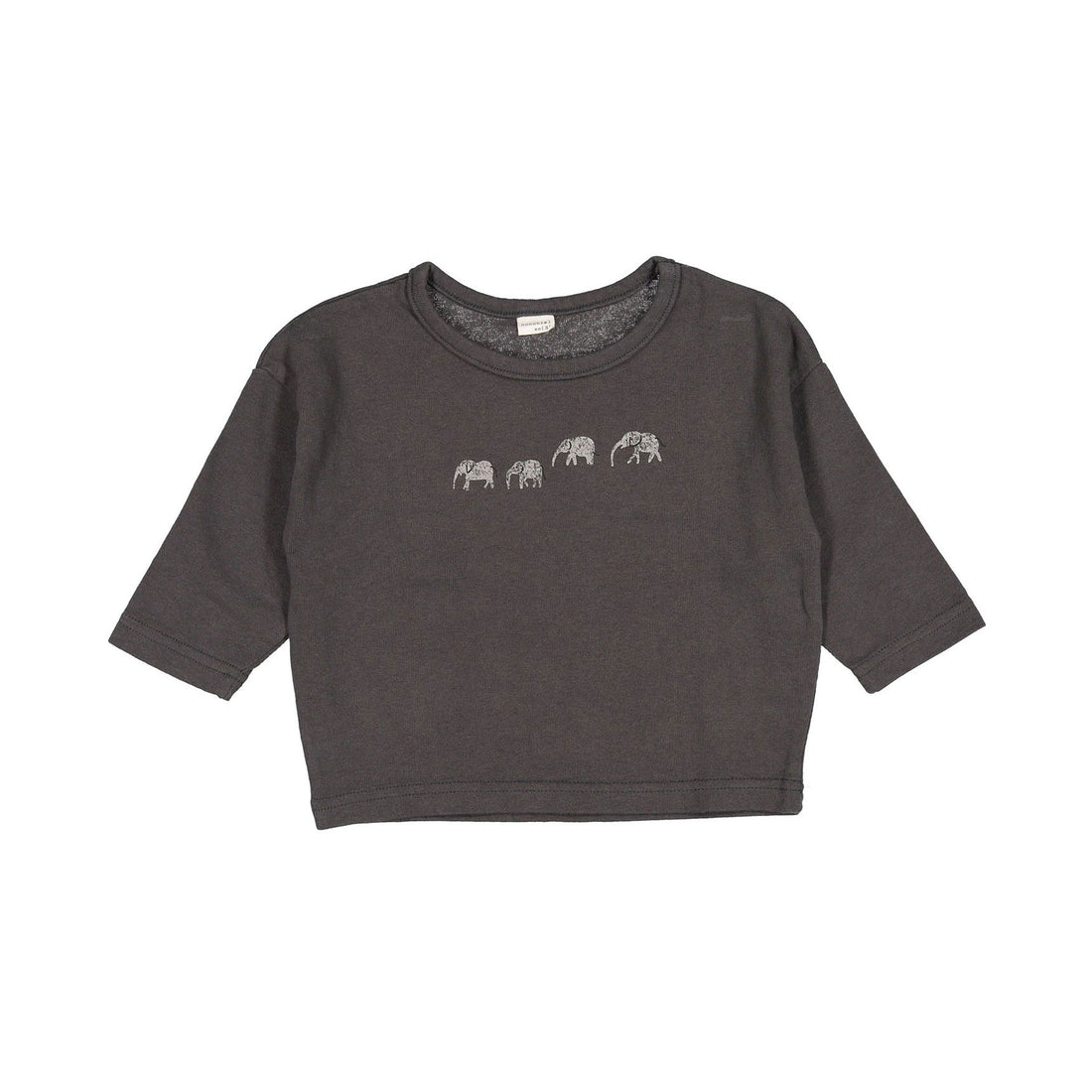 Nunubiel Elephant Tee - Gray