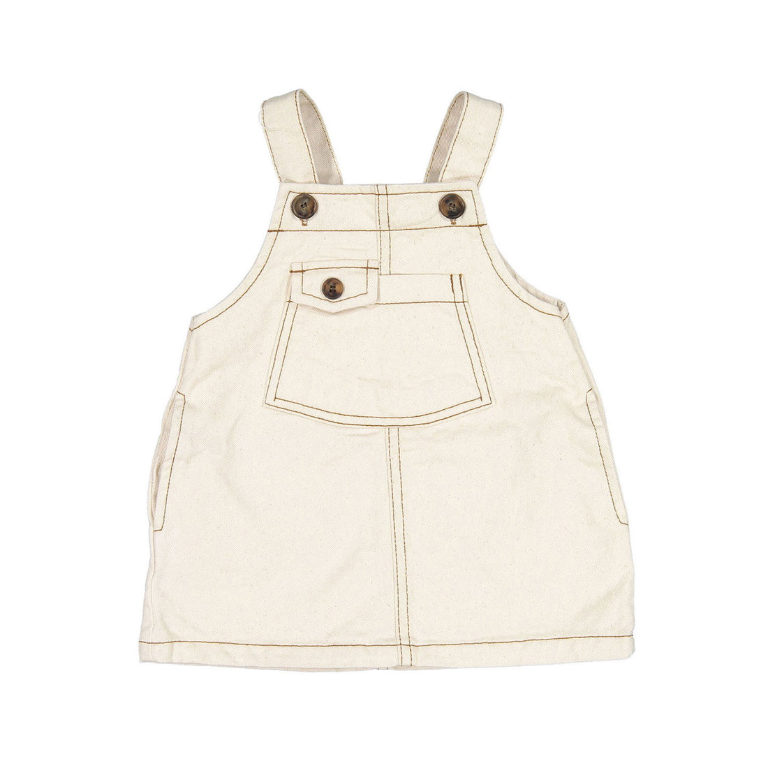 Nunubiel Denim Dungarees - Cream