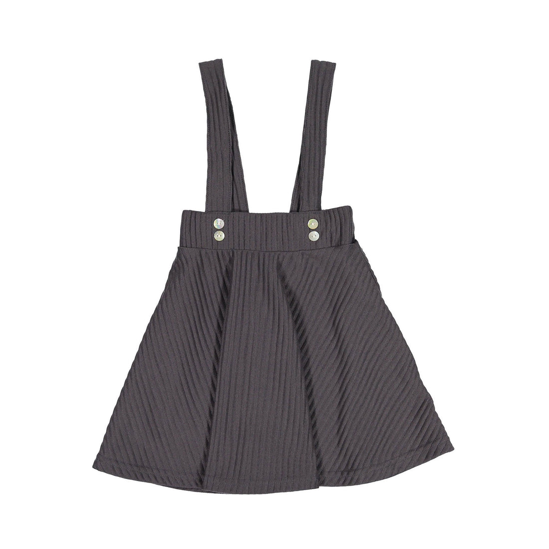 Nunubiel Pleats Dungarees Skirt - Gray