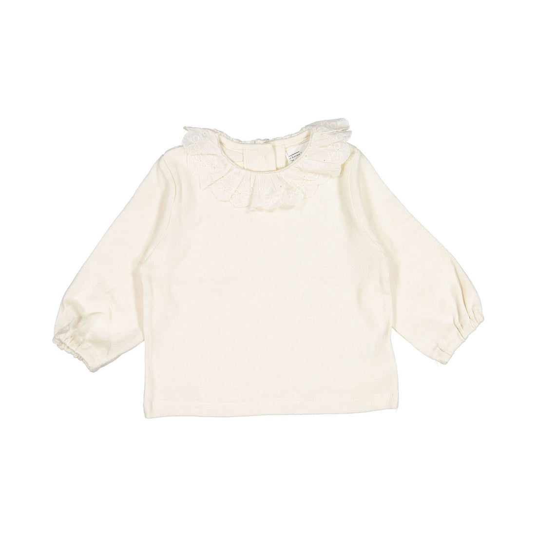Hi Byebebe Petit Lace Frill Tee - Cream