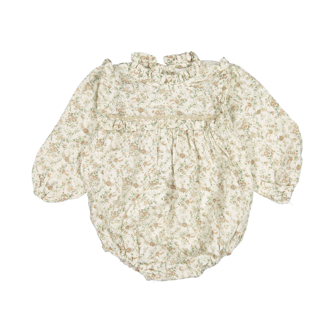 Hi Byebebe Rosely Puff Romper