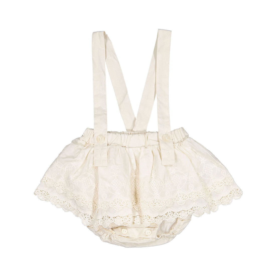Hi Byebebe Romi Lace Dungarees Bloomer - Free
