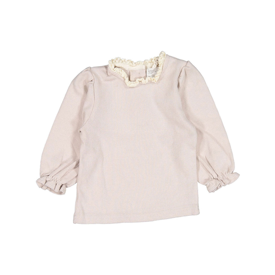 The Beige Frill Tee - Beige
