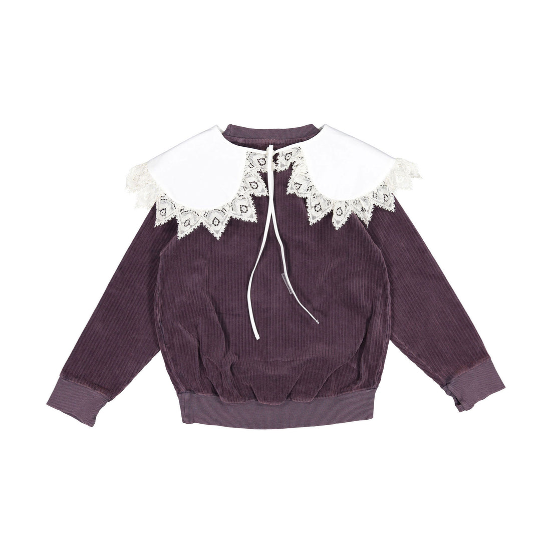 Wolf and Rita  Love White Bernardete + Josefa Sweatshirt With Collar