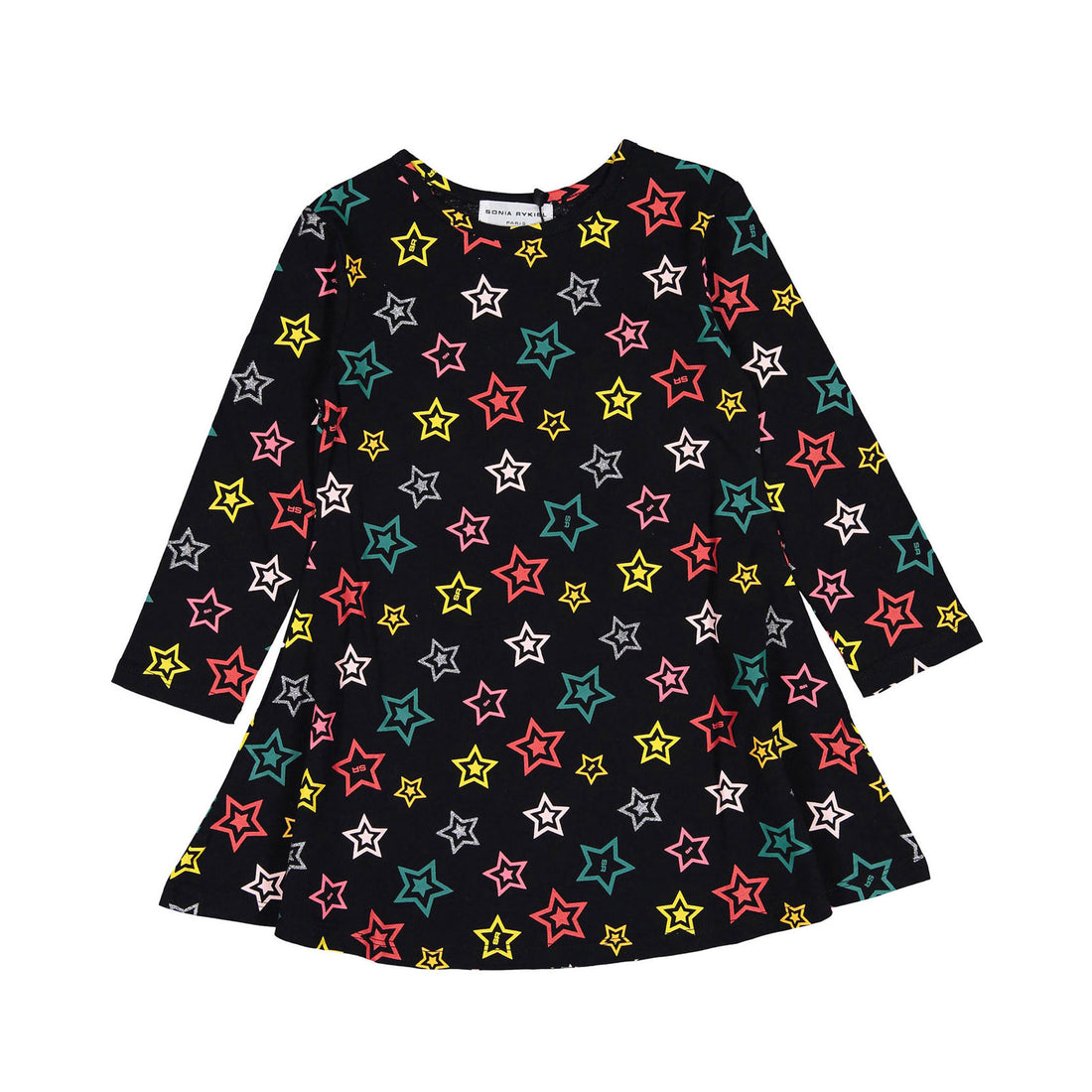 Sonia Rykiel Black Stella Stars Print Dress