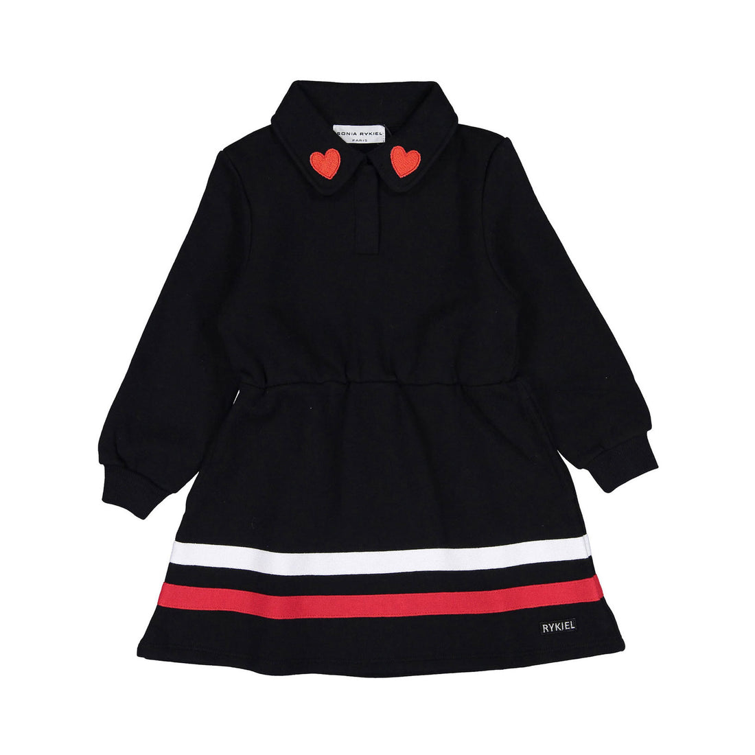 Sonia Rykiel Black Sister Double Striped Dress