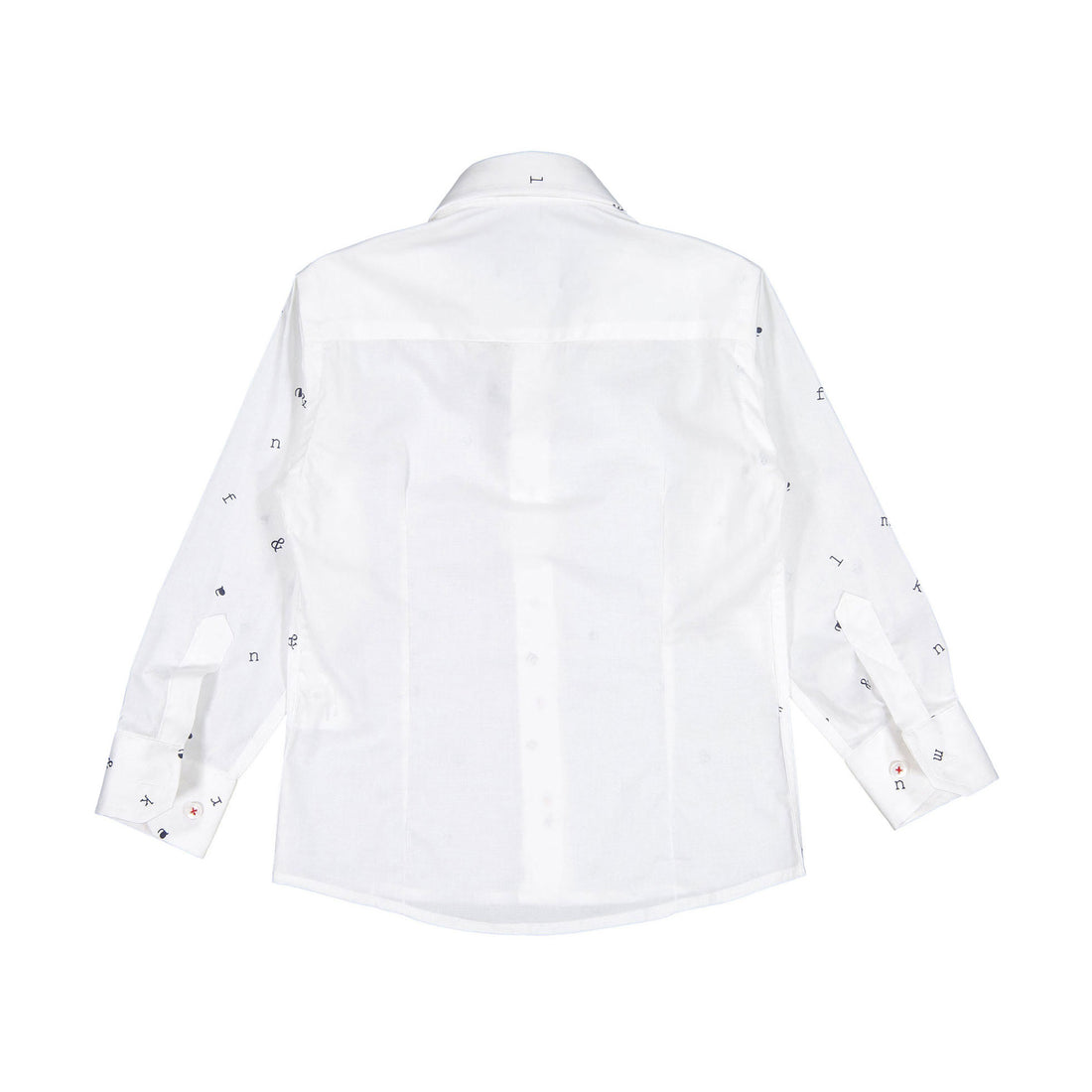 Manuelle Frank White Logo Letters Shirt