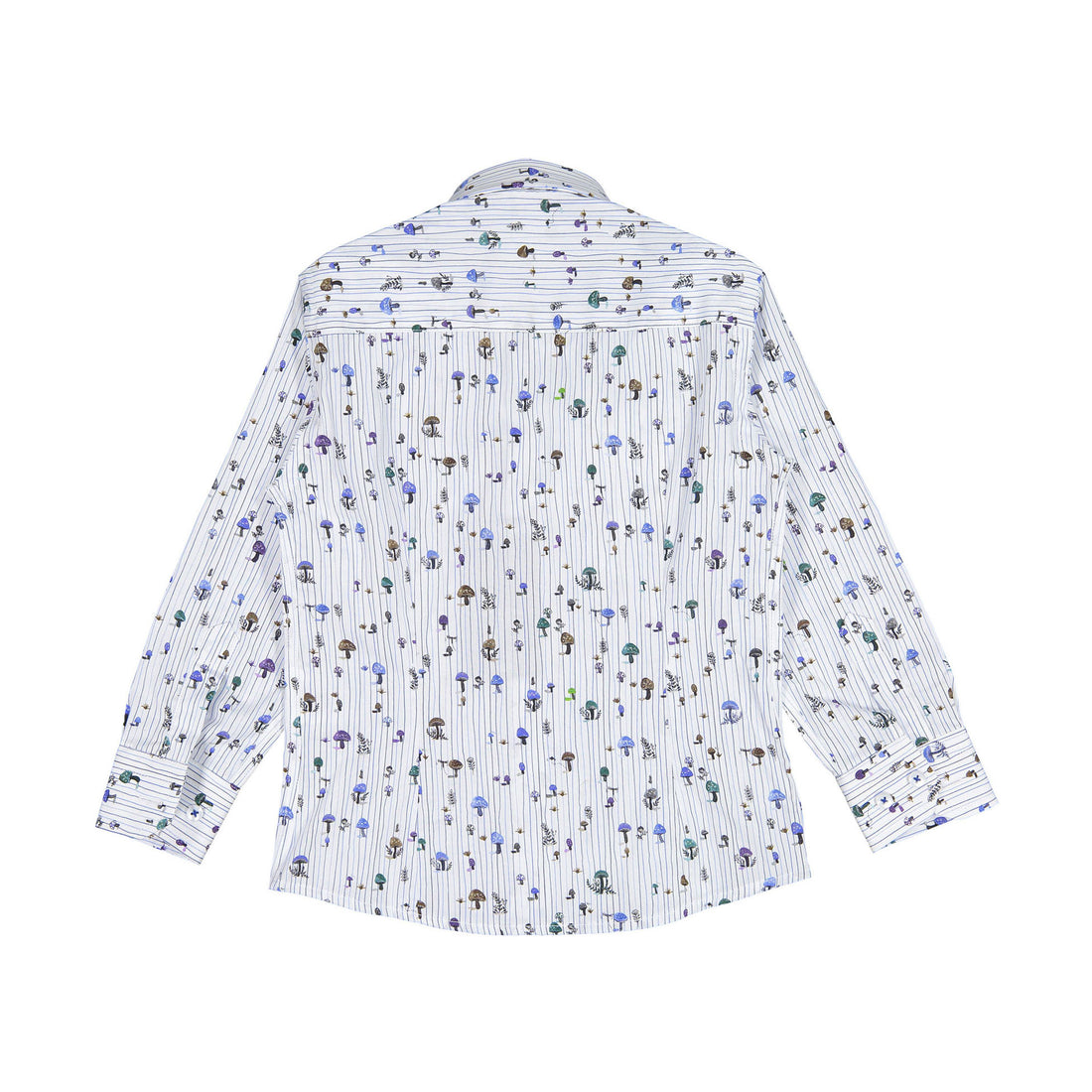 Manuelle Frank Blue Stripe Mushroom Shirt