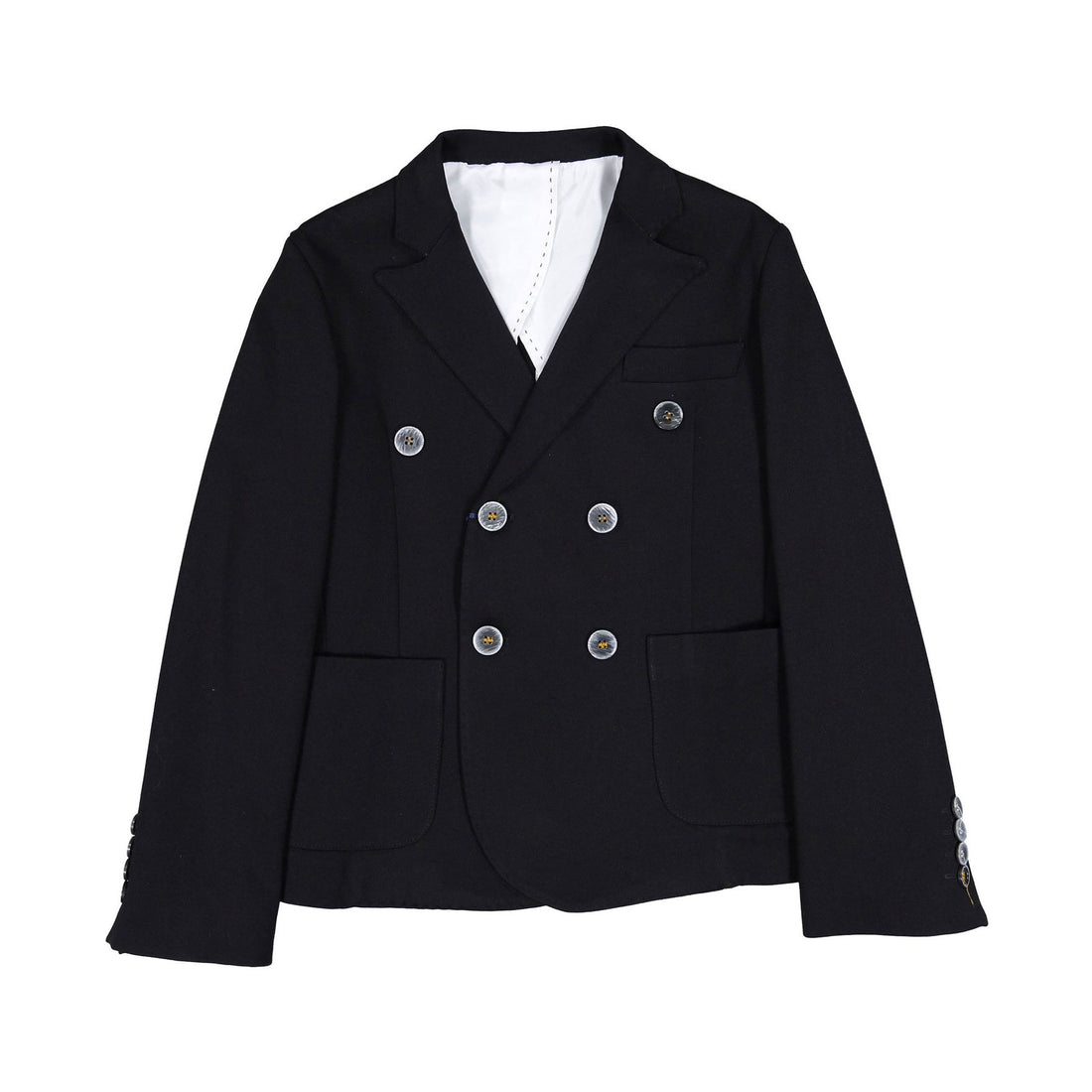 Manuelle Frank Black Double Breasted Blazer