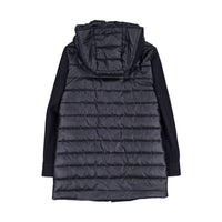 Manuelle Frank Blue Wool/Padded Hooded Jacket