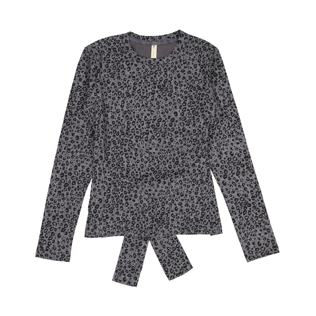 Ava and lu Grey Leopard Tee