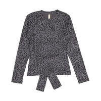 Ava and lu Grey Leopard Tee