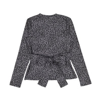 Ava and lu Grey Leopard Tee