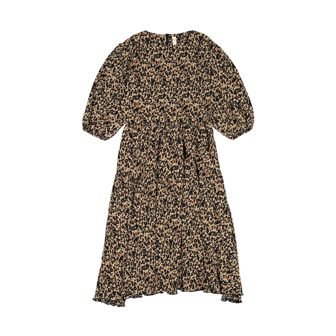 Ava and lu Leopard Bubble Sleeve Dress