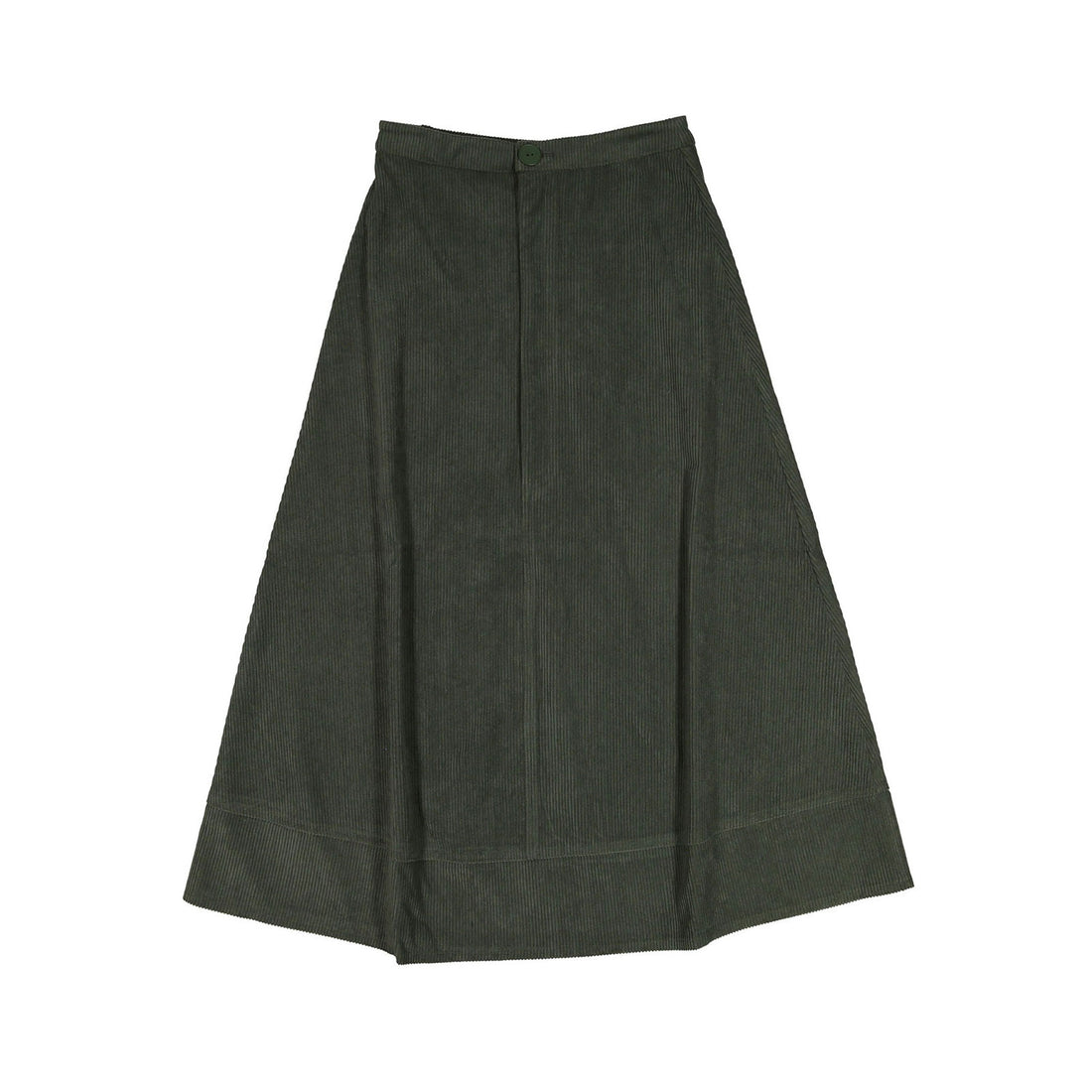 Ava Jeans Green Corduroy Maxi Skirt