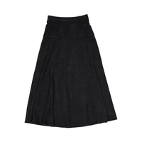 Ava Jeans Black Corduroy Maxi Skirt
